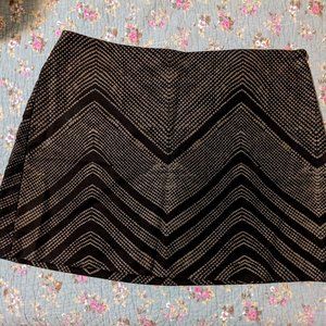 GAP Miniskirt | Lined | Geometric Pattern | Size 12